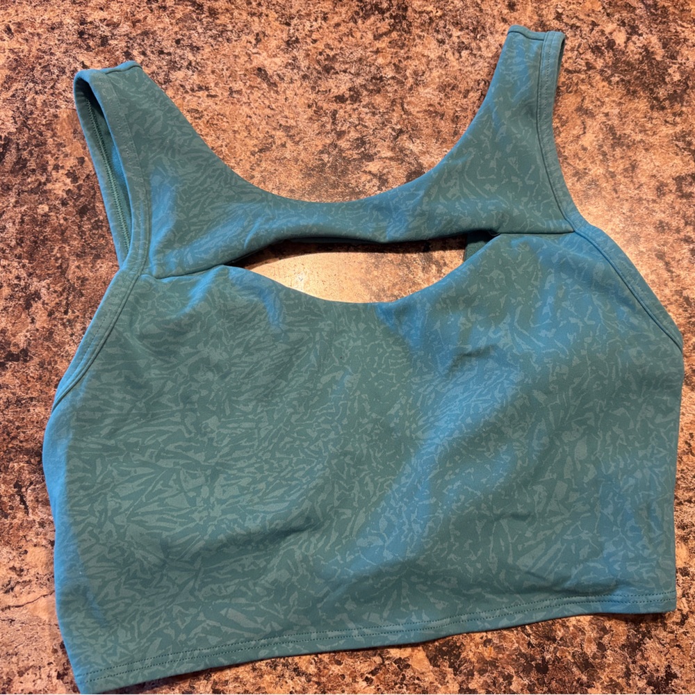 Teal Lululemon Sports Bra size 4